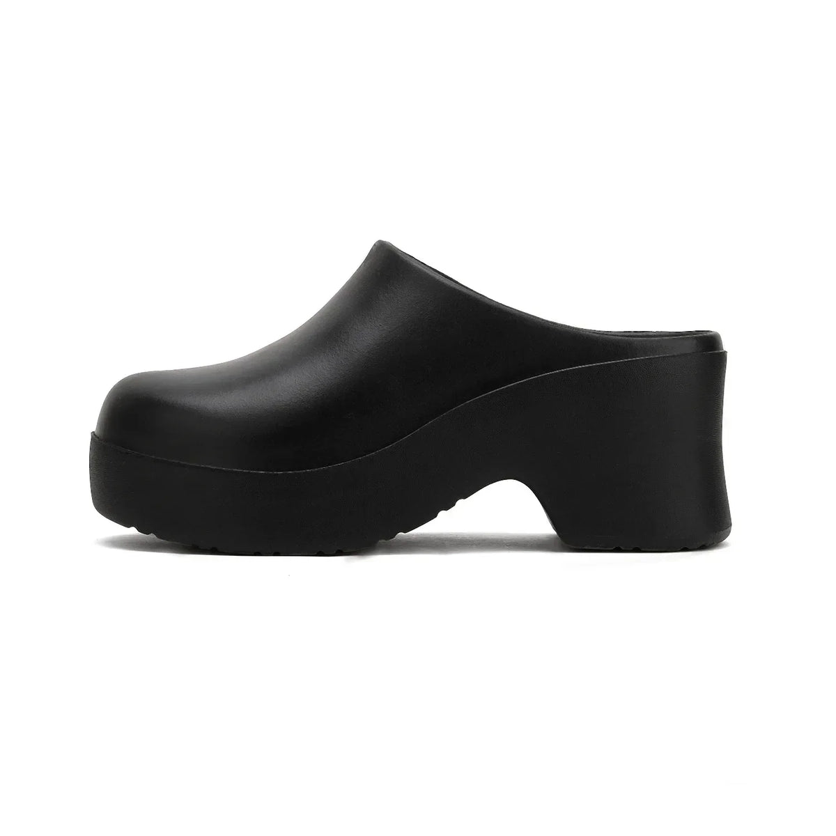 Women's Thick Heel Sandals EVA Half Wrapped Slip-On High Heels Comfortable Summer Slippers Trendy Ins Style Cross-Border Shoes
